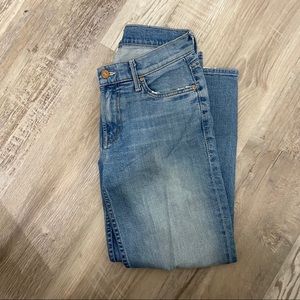 Mother cropped jeans